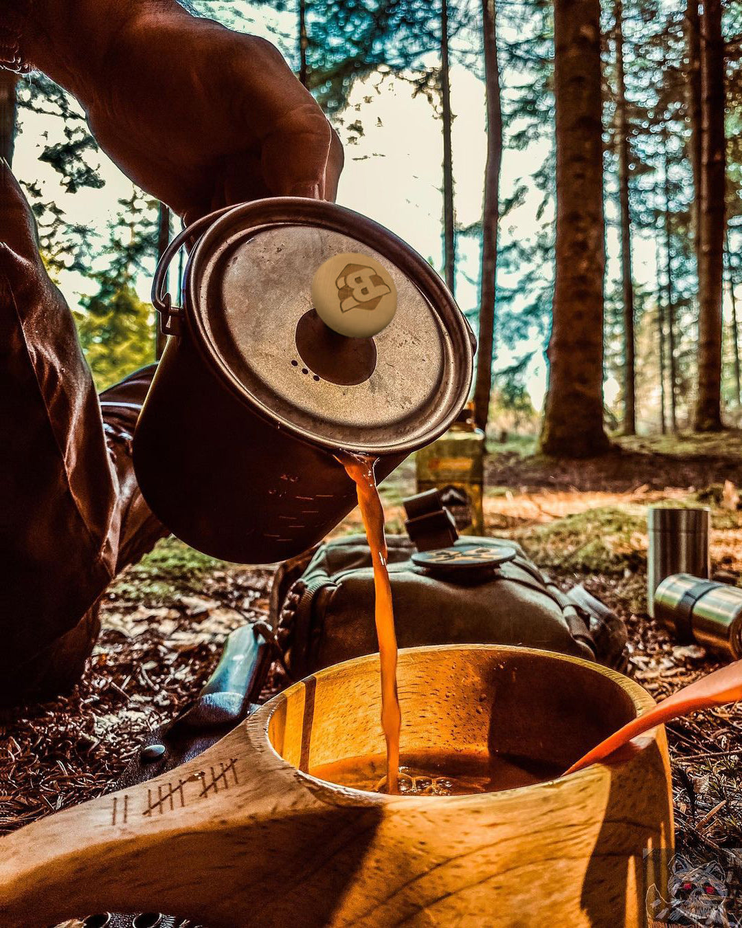 kaffeekocher camping Bestargot Titan French Press – 750ml for Camp Coffee & Hiking – BestargotCamp DE