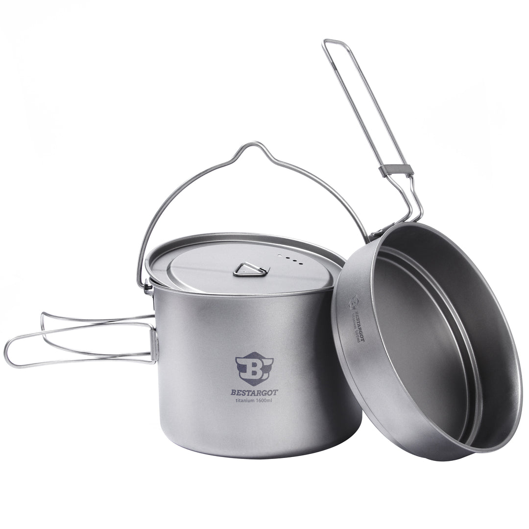 pfanne für camping 1600ML Camping Titan Topf & Pfanne